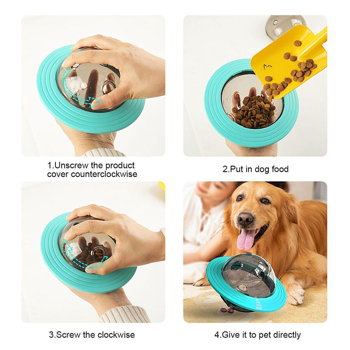 Puzzle Pet Treat Dispenser Ball for Dogs and Cats 